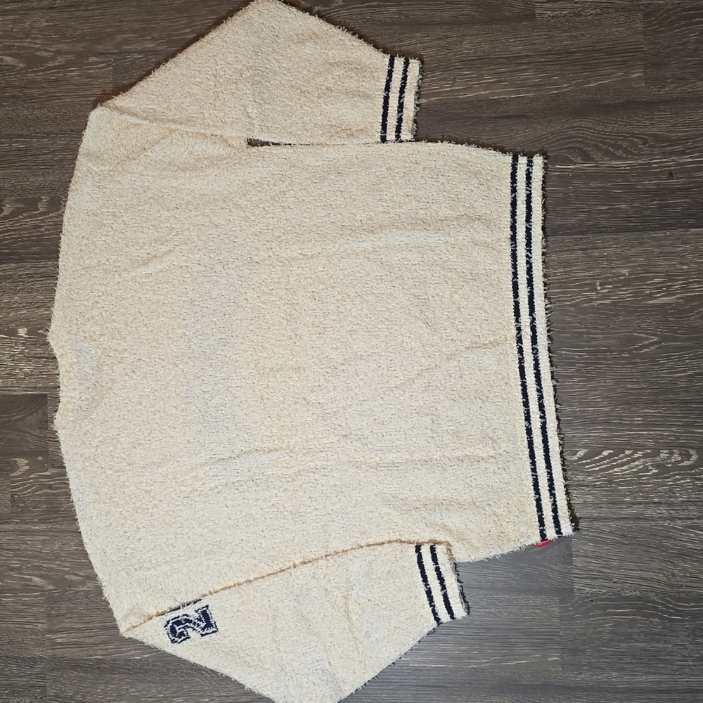Supreme Textured Arc Cream Mens Sweater - Picture 4 of 4